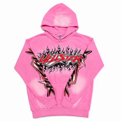 Hellstar Flame Star Graphic Hoodie