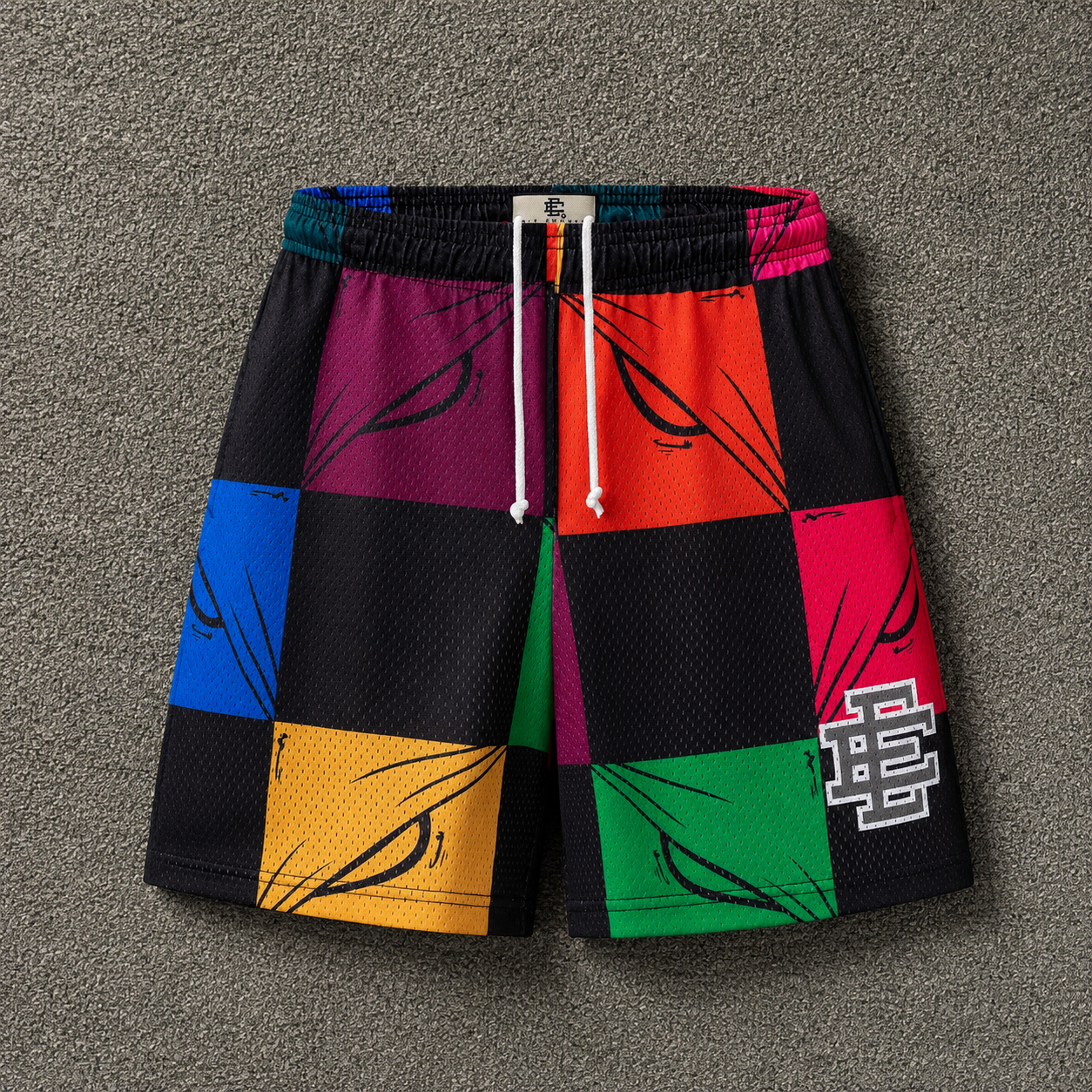 Eric Emanuel EE Basic Short - Multicolor Patchwork