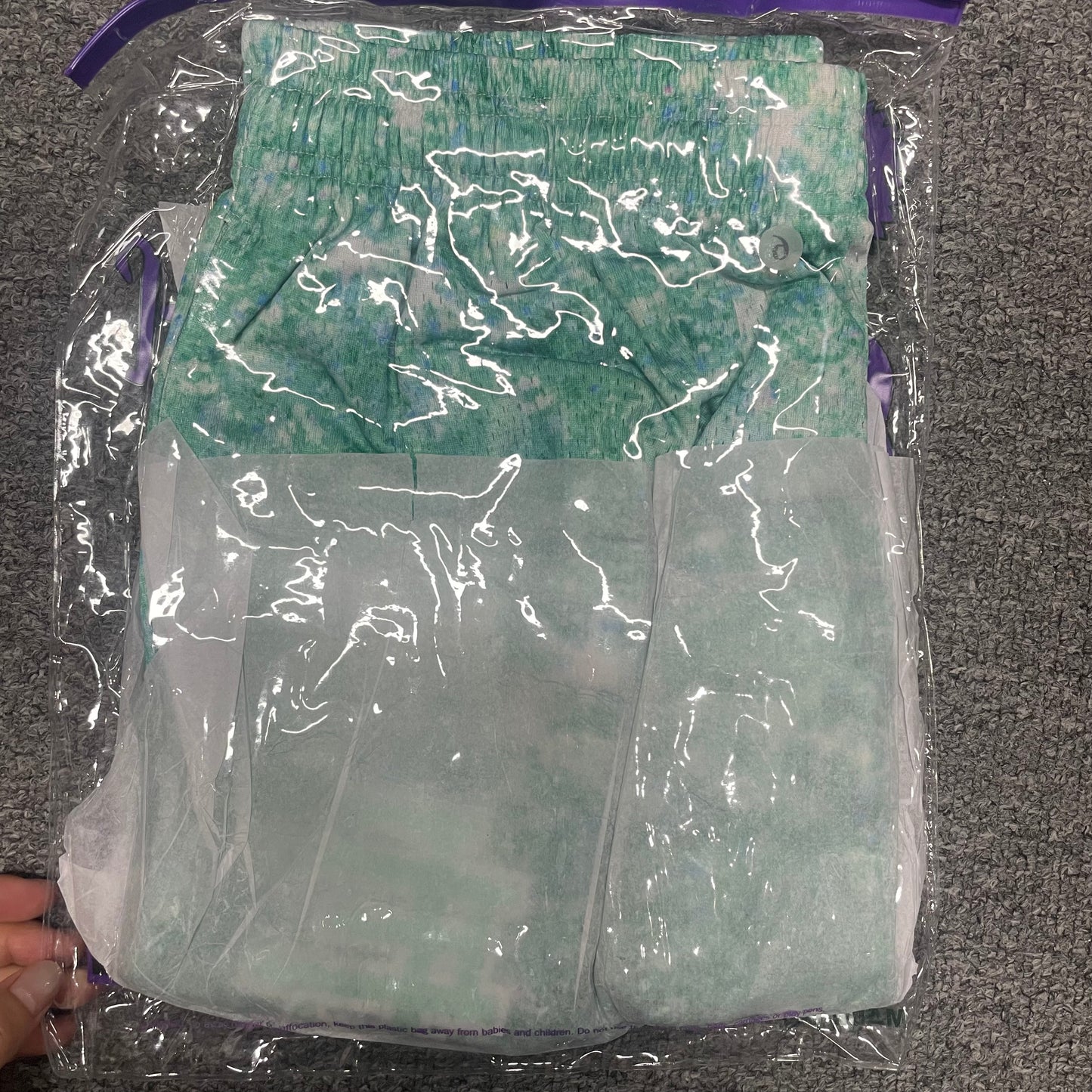 Eric Emanuel EE Basic Short Green Tie Dye