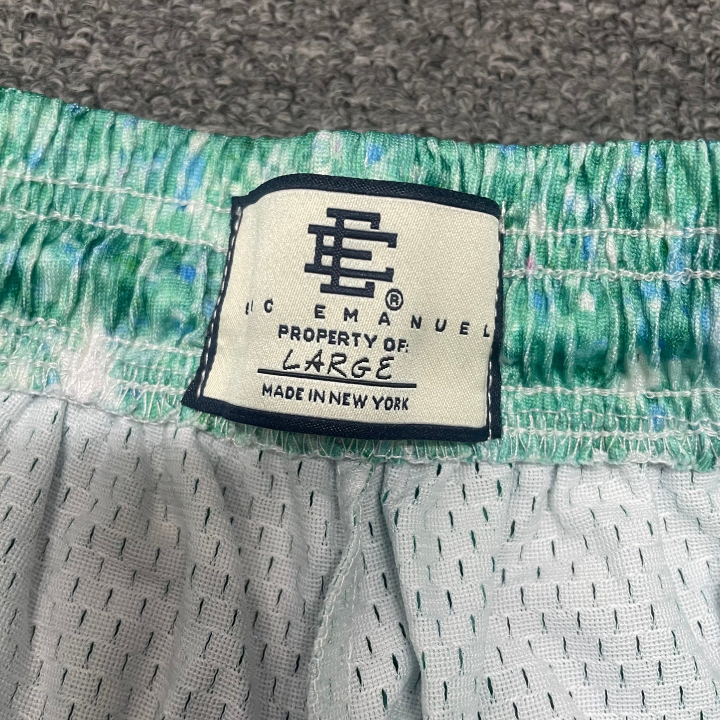 Eric Emanuel EE Basic Short Green Tie Dye