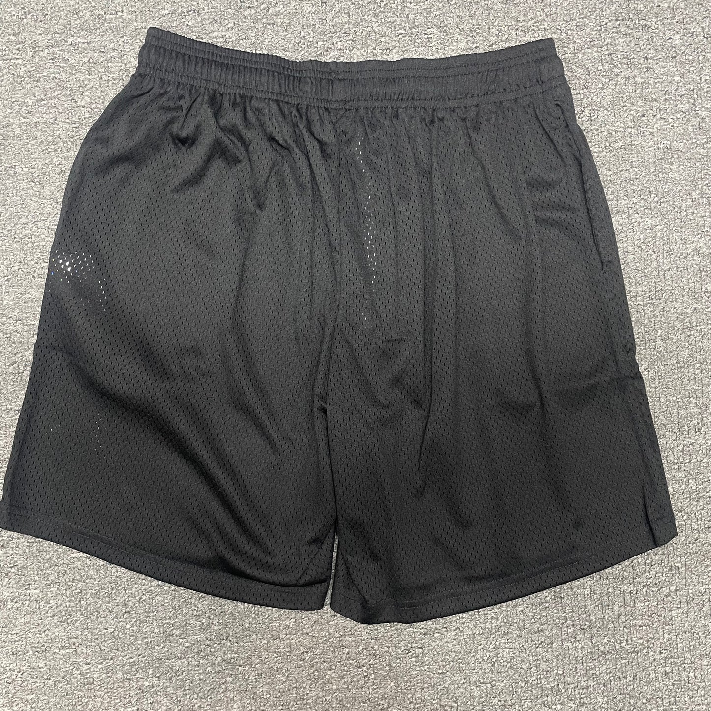Eric Emanuel x Warren Lotas Grim Reaper Shorts Black White