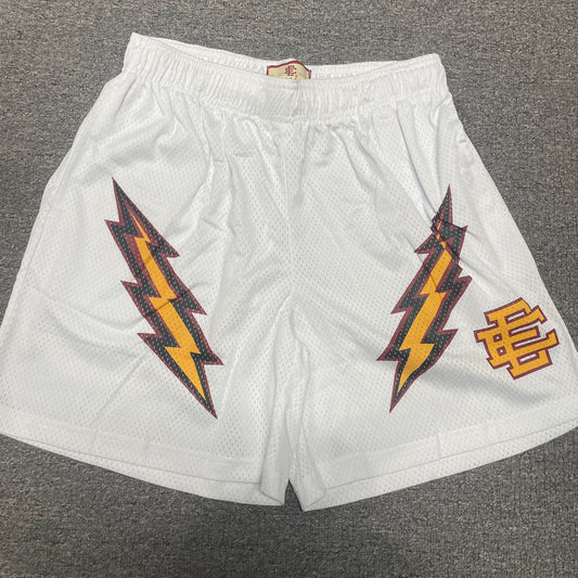 Eric Emanuel EE Basic Lightning Bolt Short White Yellow Orange