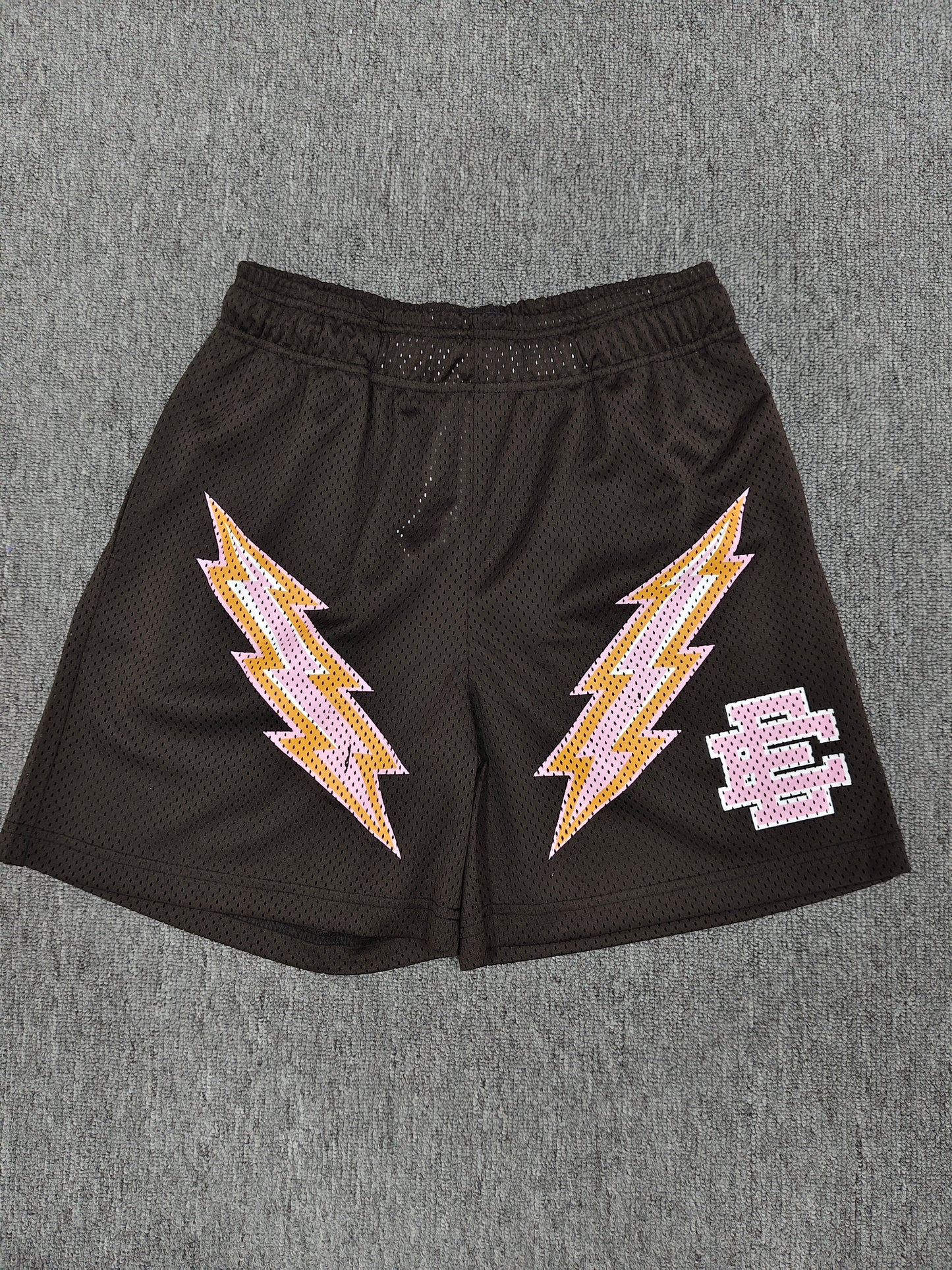 Eric Emanuel EE Basic Lightning Bolt Short Yellow Purple Pink