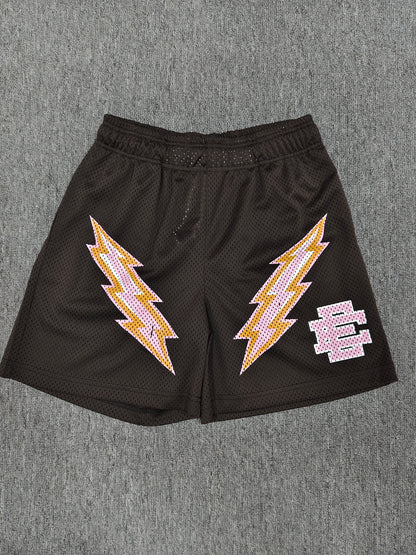 Eric Emanuel EE Basic Lightning Bolt Short Yellow Purple Pink