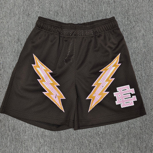 Eric Emanuel EE Basic Lightning Bolt Short Yellow Purple Pink