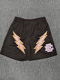 Eric Emanuel EE Basic Lightning Bolt Short Yellow Purple Pink