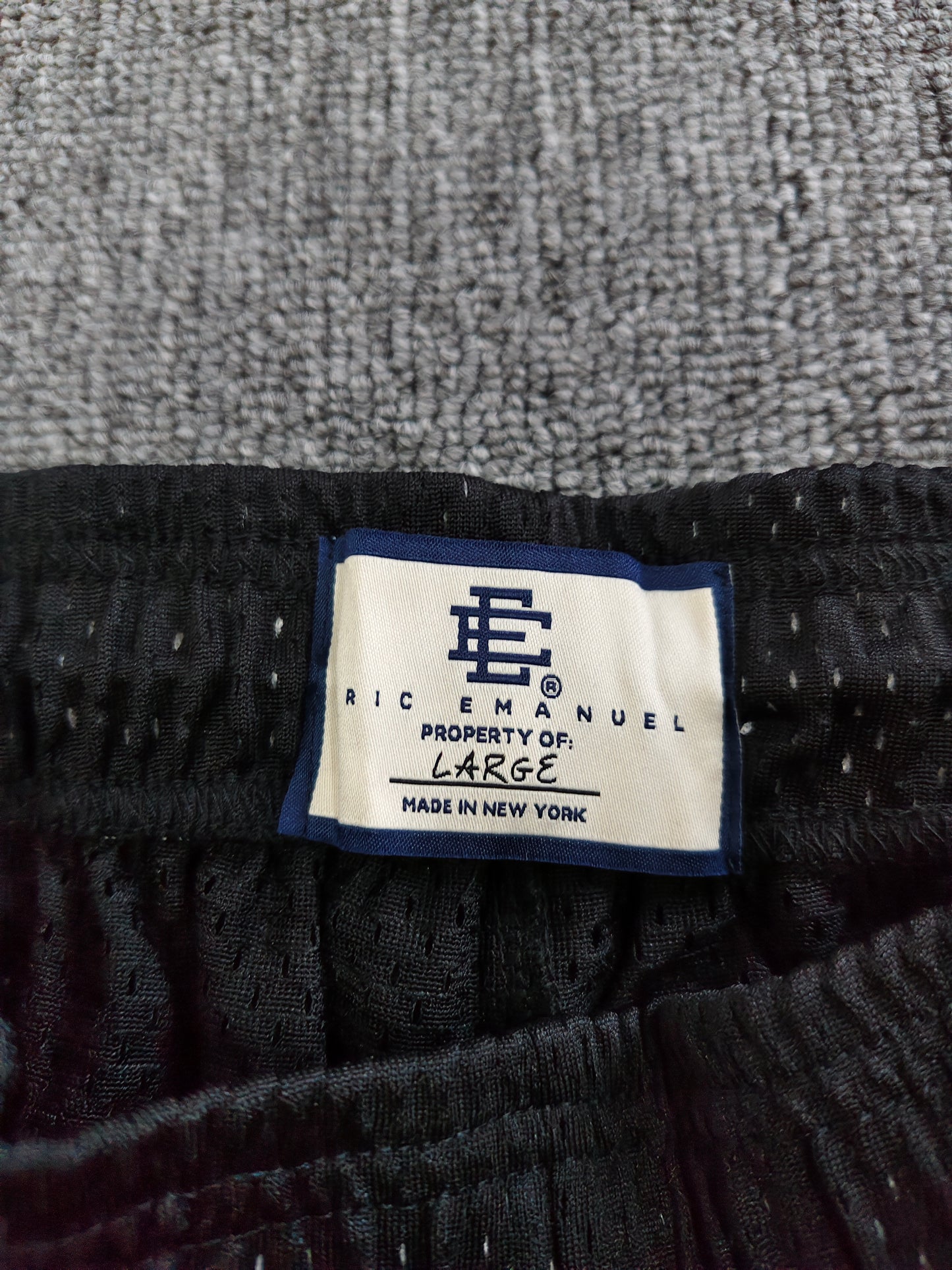 Eric Emanuel EE Basic Lightning Bolt Cyber Monday Short Black White