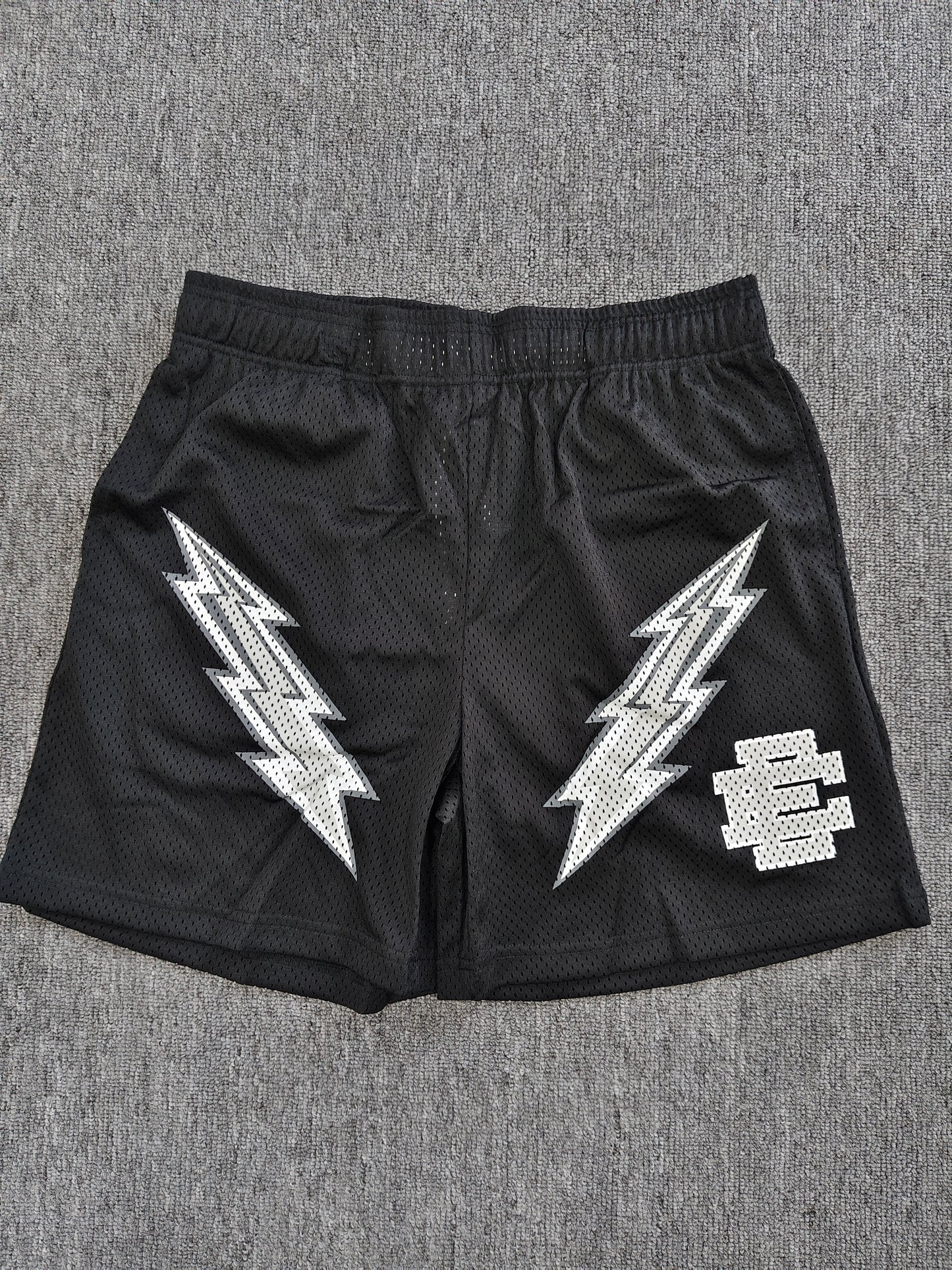 Eric Emanuel EE Basic Lightning Bolt Cyber Monday Short Black White