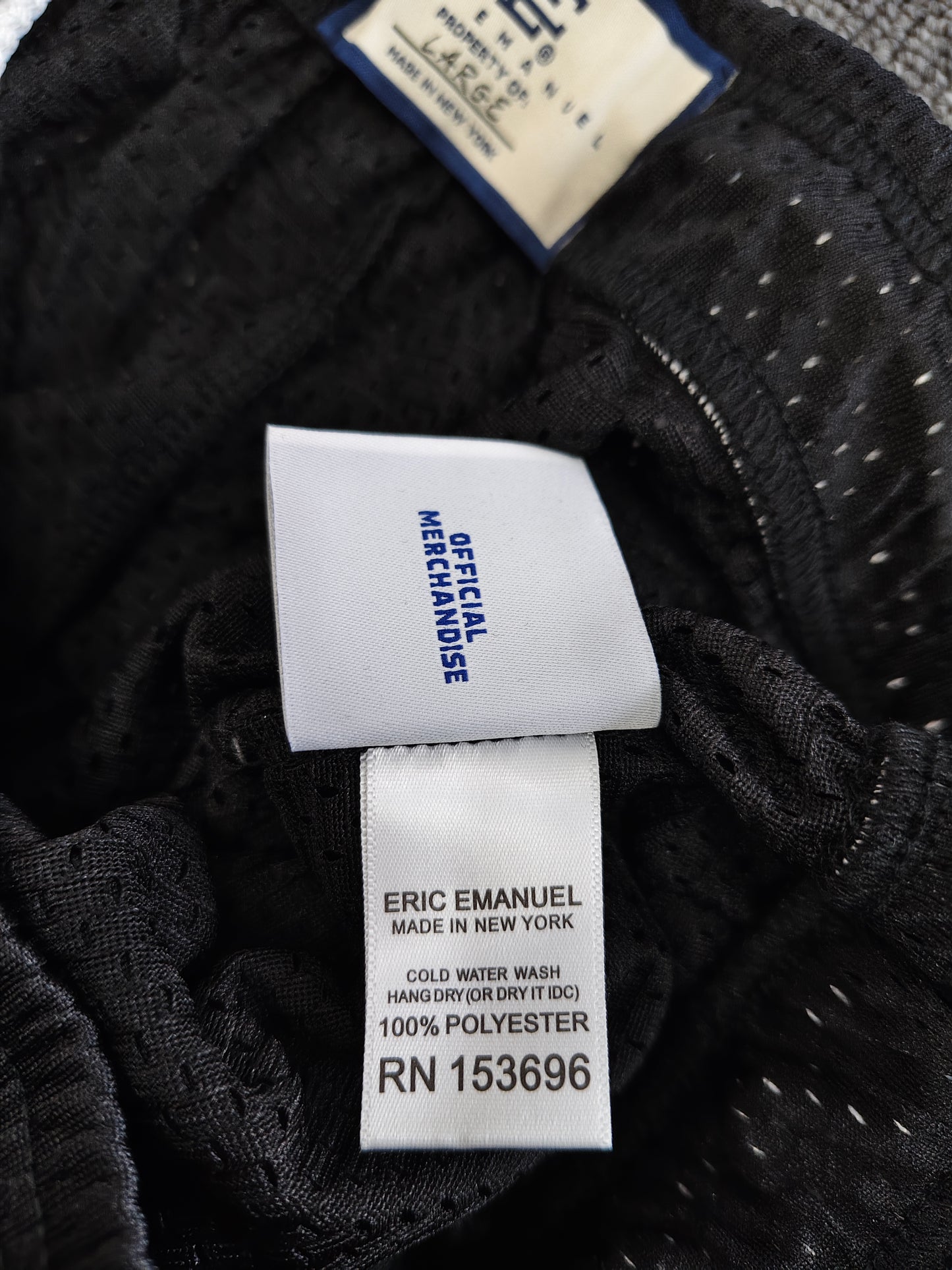 Eric Emanuel EE Basic Lightning Bolt Cyber Monday Short Black White