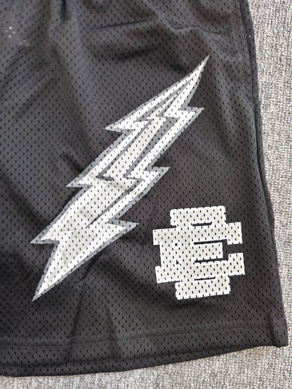 Eric Emanuel EE Basic Lightning Bolt Cyber Monday Short Black White