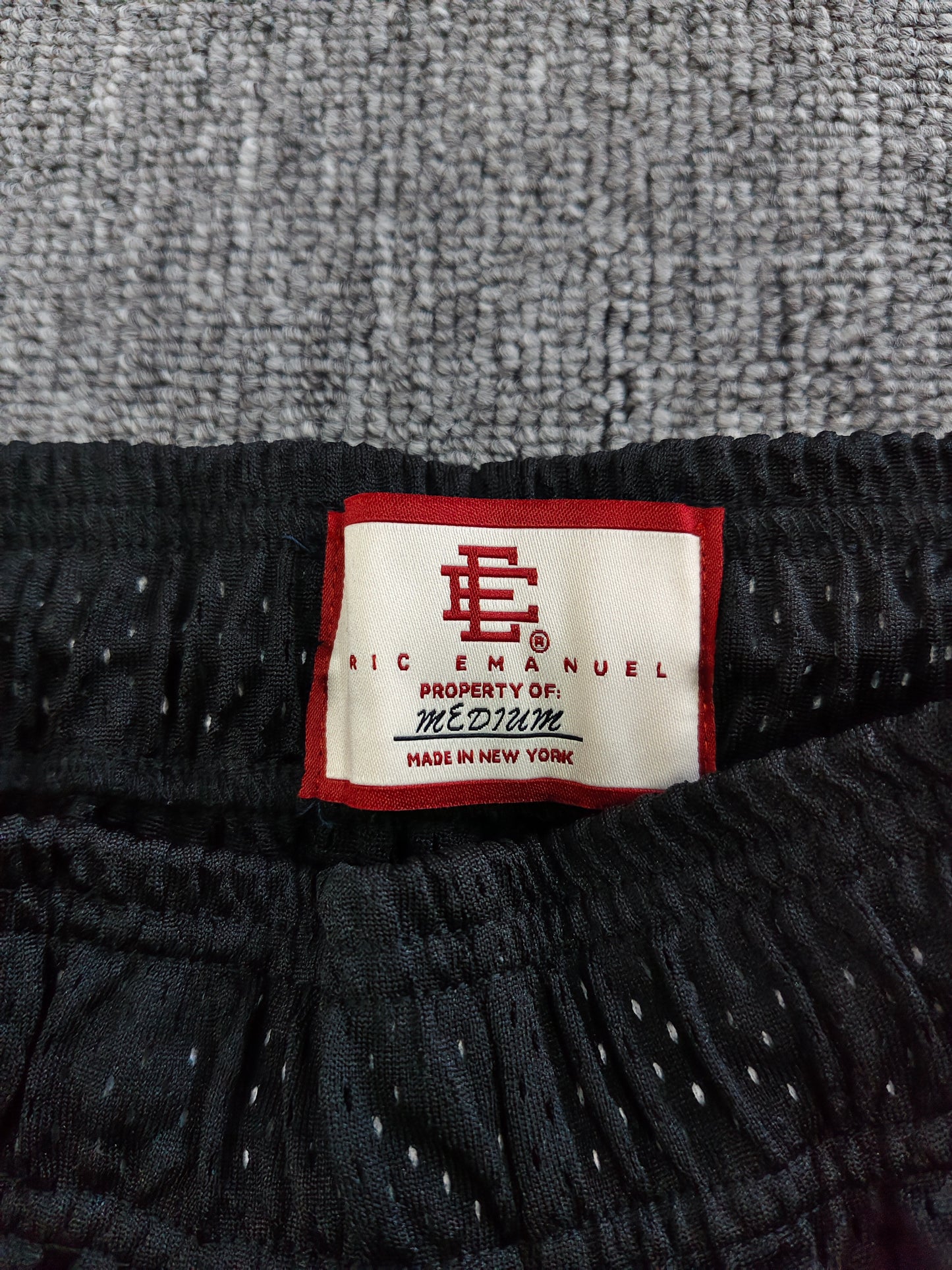 Eric Emanuel EE Basic Lightning Bolt Short Black Yellow Red