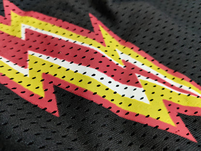 Eric Emanuel EE Basic Lightning Bolt Short Black Yellow Red