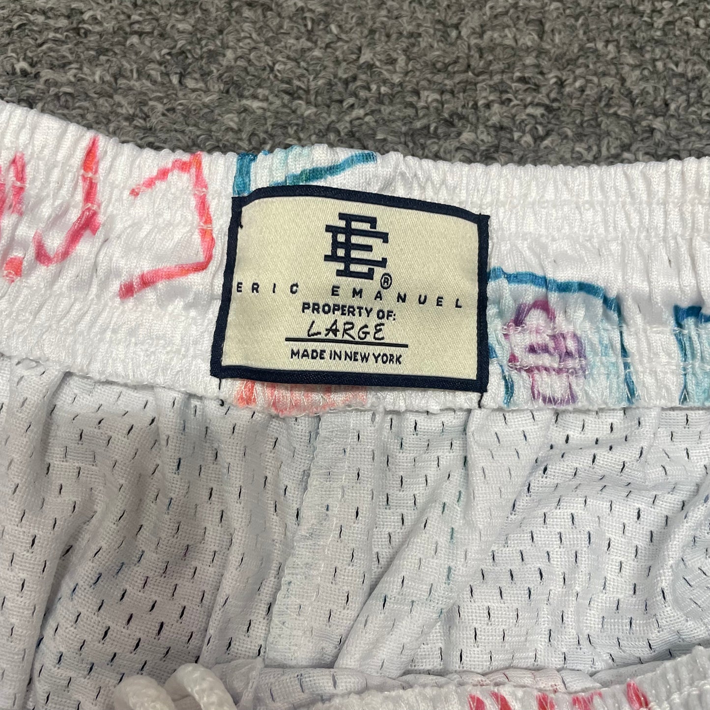 Eric Emanuel EE Pattern Basic Short White Multicolor
