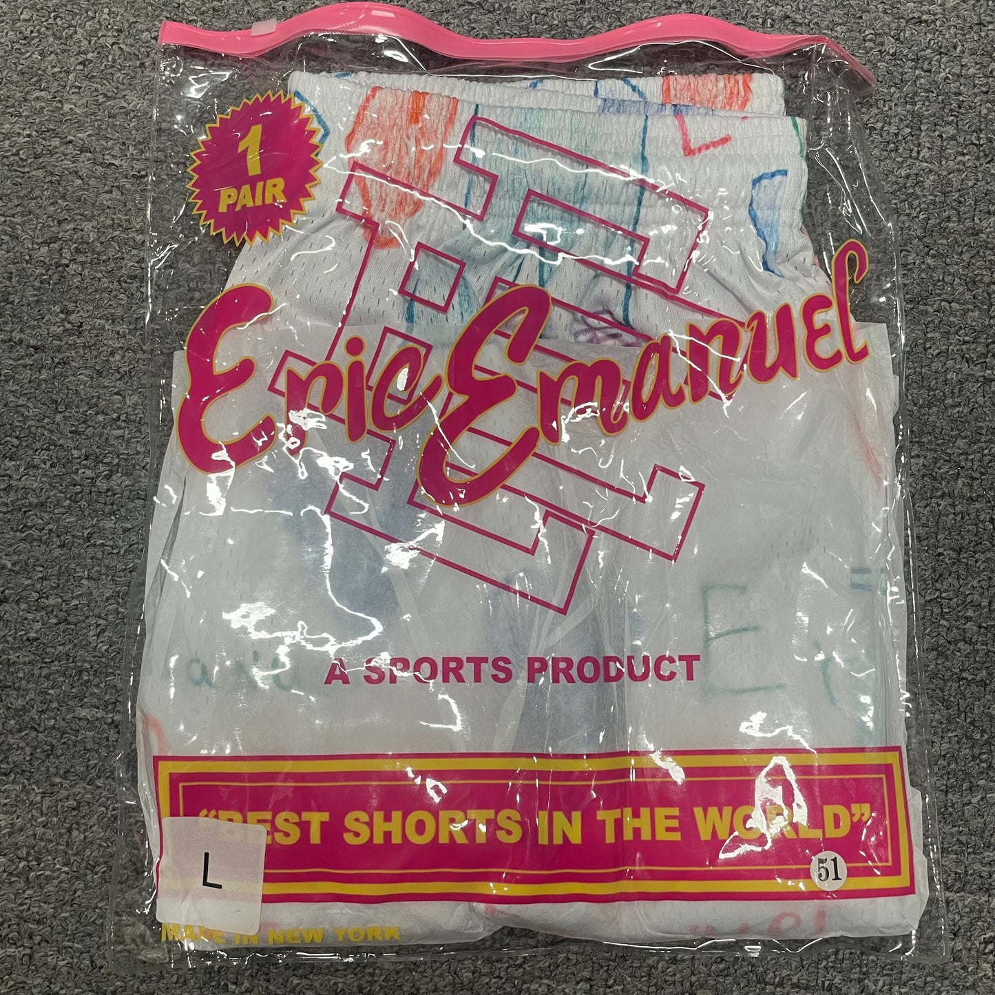 Eric Emanuel EE Pattern Basic Short White Multicolor