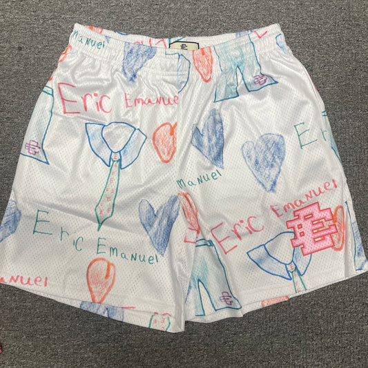 Eric Emanuel EE Pattern Basic Short White Multicolor