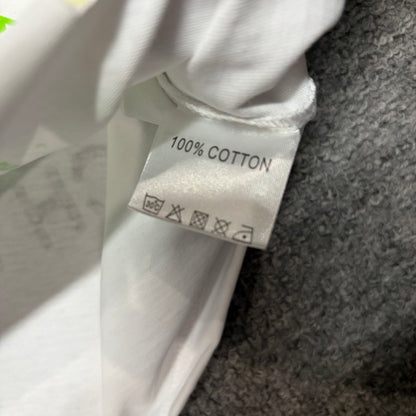 Hellstar Reach Your Inner Peace T-Shirt wash label showing size fabric and garment care information