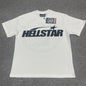Hellstar Sports Core Rhinestone Logo T-shirt in white front view