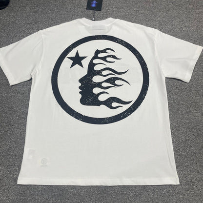 Hellstar Sports Core white T-shirt back view showing the rear graphic