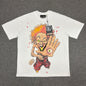 Hellstar Evil Eye graphic T-shirt in white front view