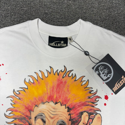 Crew neck collar and stitching detail on Hellstar Evil Eye white T-shirt
Hellstar woven neck label inside Evil Eye white graphic T-shirt
Hellstar woven neck label inside Evil Eye white graphic T-shirt
Hellstar size label detail inside Evil Eye white T-shirt
Hellstar branded hangtag attached to Evil Eye white graphic T-shirt