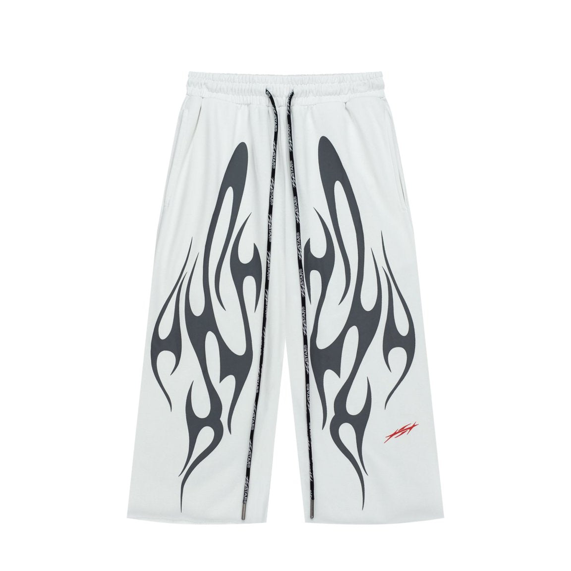 Hellstar Flame Shorts - White
