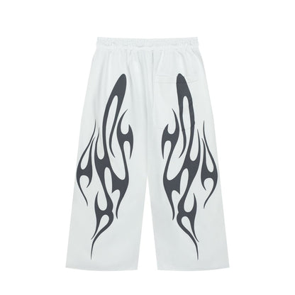 Hellstar Flame Shorts - White