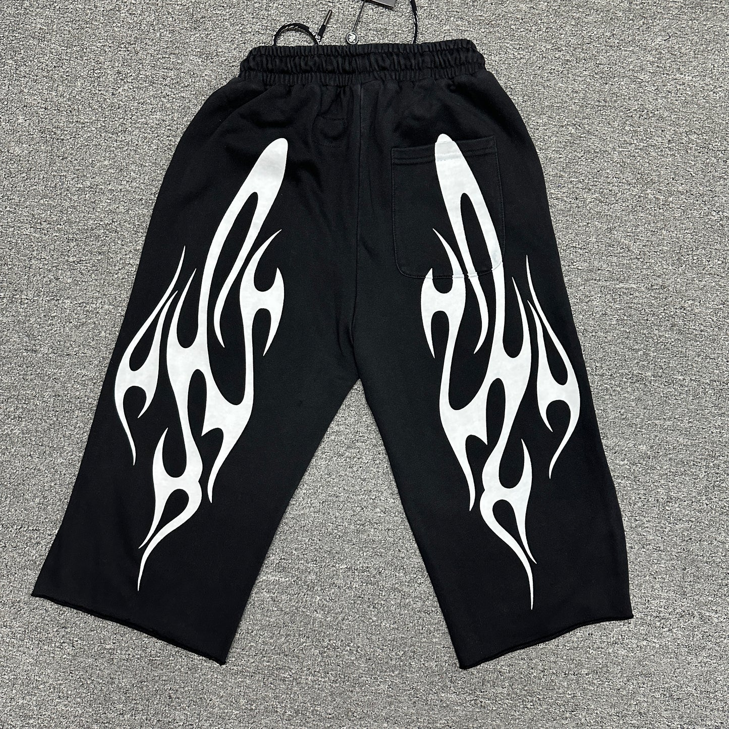 Hellstar Flame Shorts - White