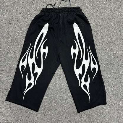 Hellstar Flame Shorts - White