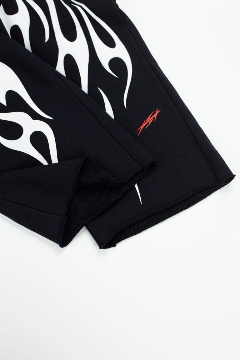 Hellstar Flame Shorts - White
