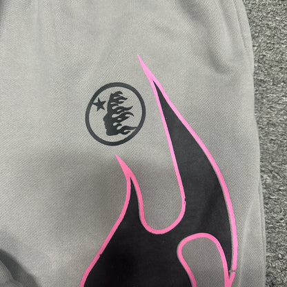 Hellstar Grey "Future Flame" Sweatpants