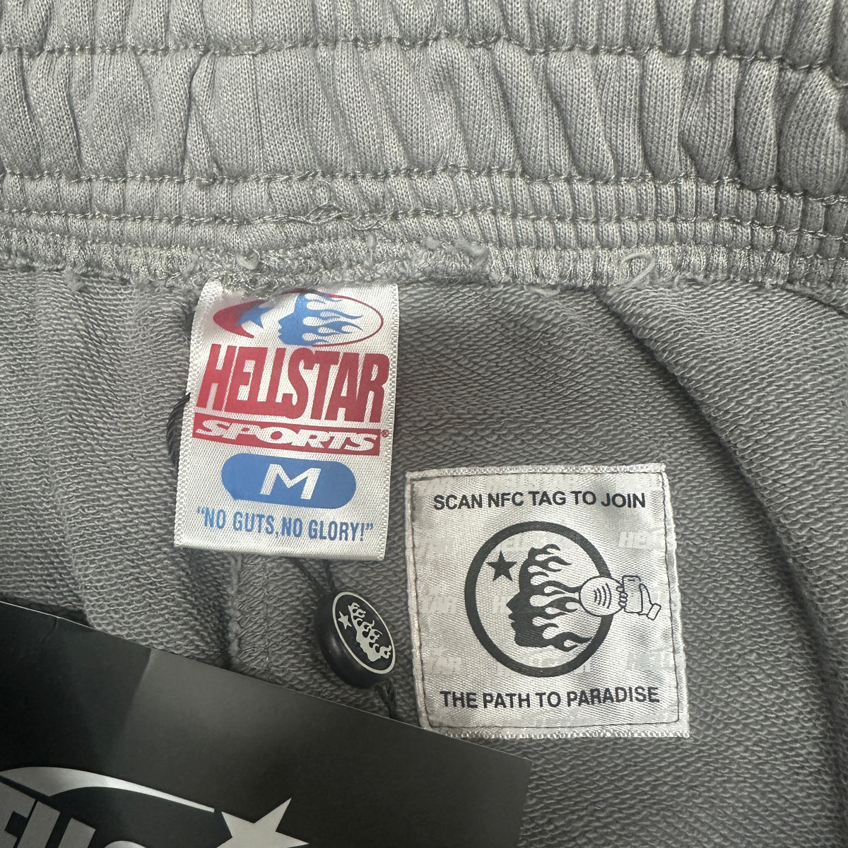 Hellstar Grey "Future Flame" Sweatpants