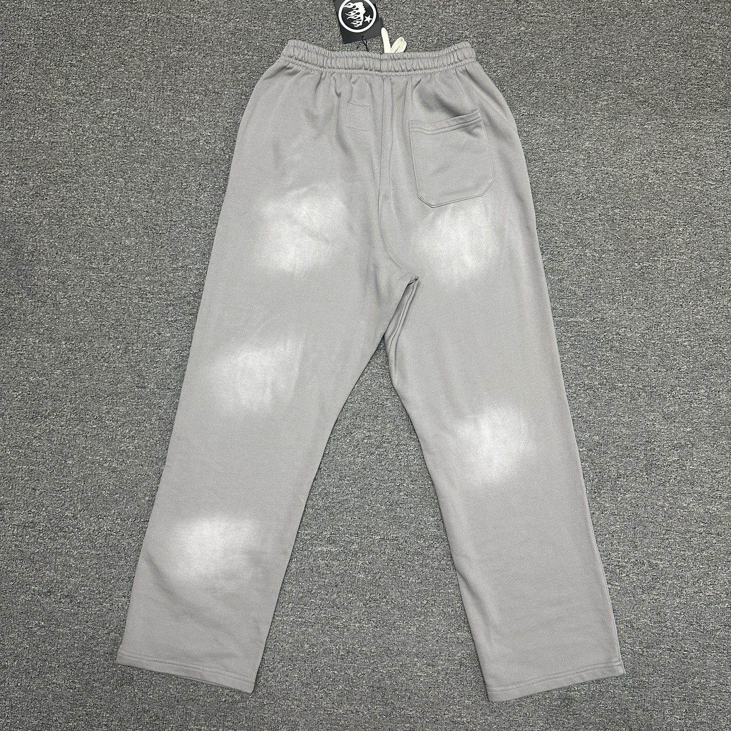 Hellstar Grey "Future Flame" Sweatpants