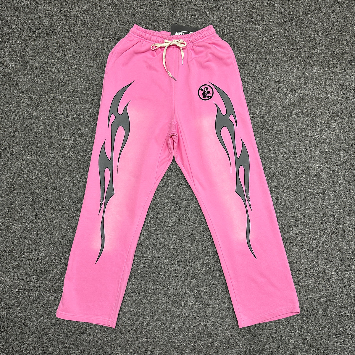 Hellstar Pink "Future Flame" Sweatpants