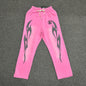 Hellstar Pink "Future Flame" Sweatpants