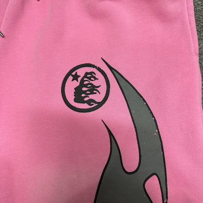 Hellstar Pink "Future Flame" Sweatpants