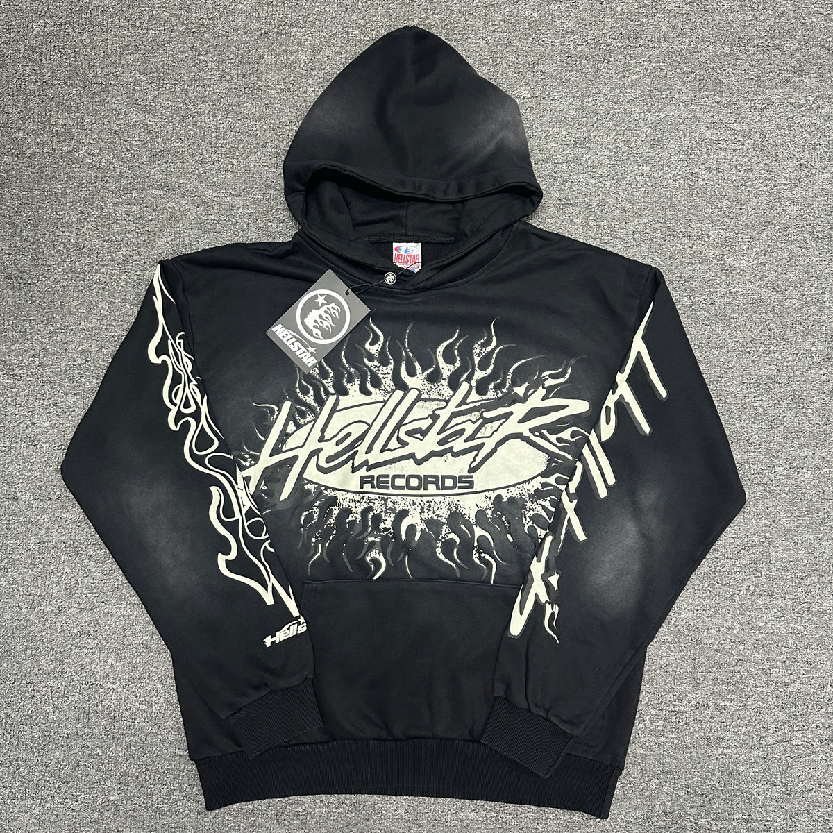 Hellstar Records Flame Graphic Hoodie