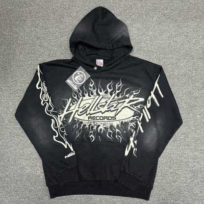Hellstar Records Flame Graphic Hoodie