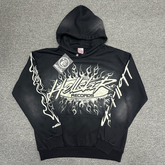 Hellstar Records Flame Graphic Hoodie