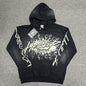 Hellstar Records Flame Graphic Hoodie