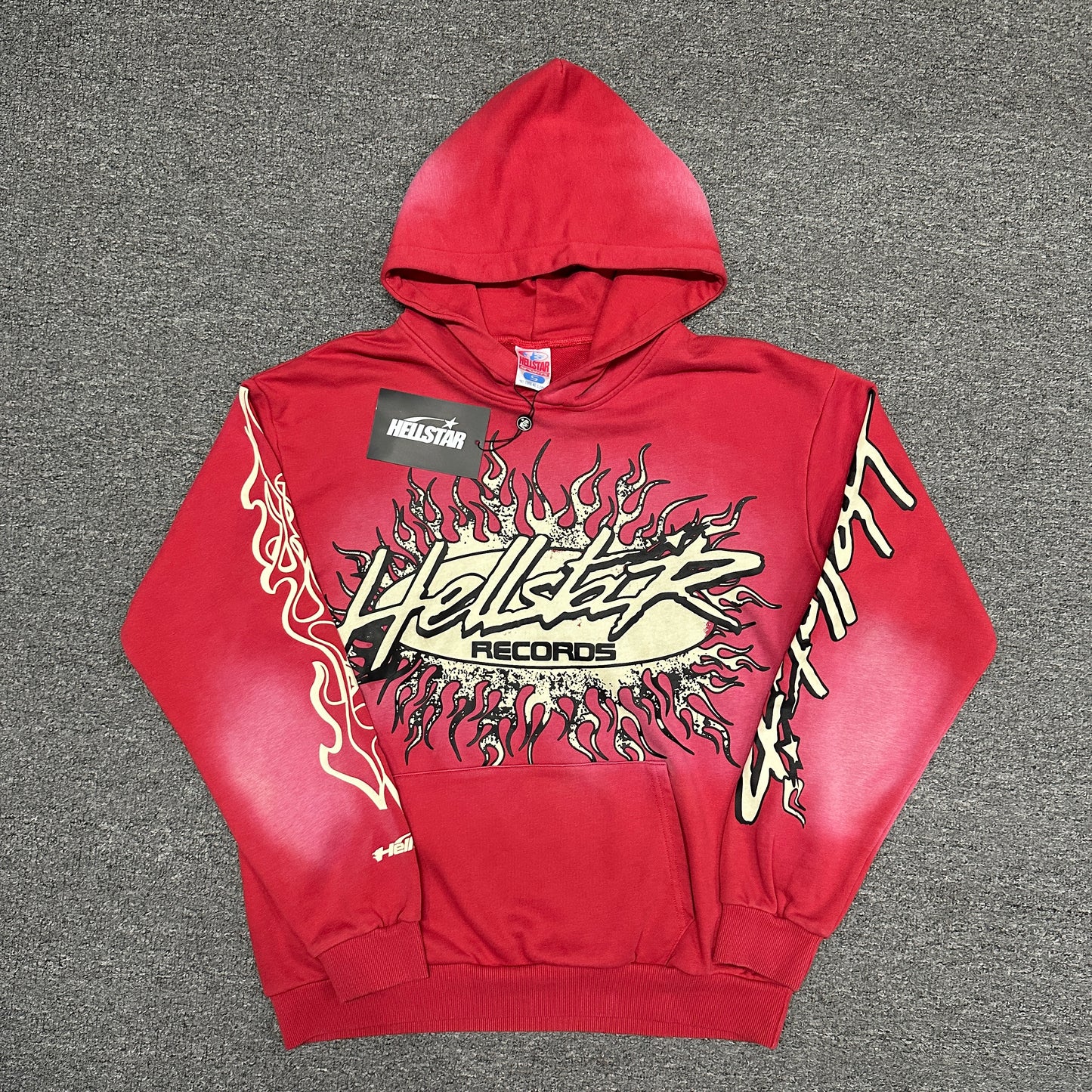 Hellstar Records Flame Graphic Hoodie