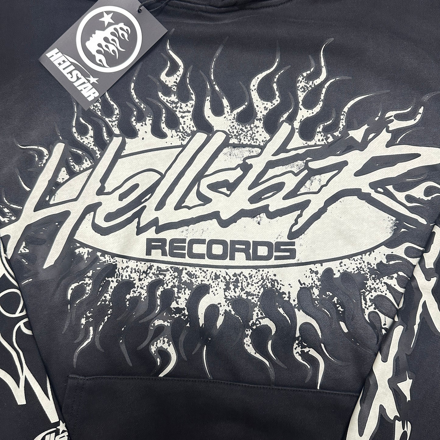Hellstar Records Flame Graphic Hoodie
