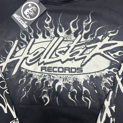 Hellstar Records Flame Graphic Hoodie