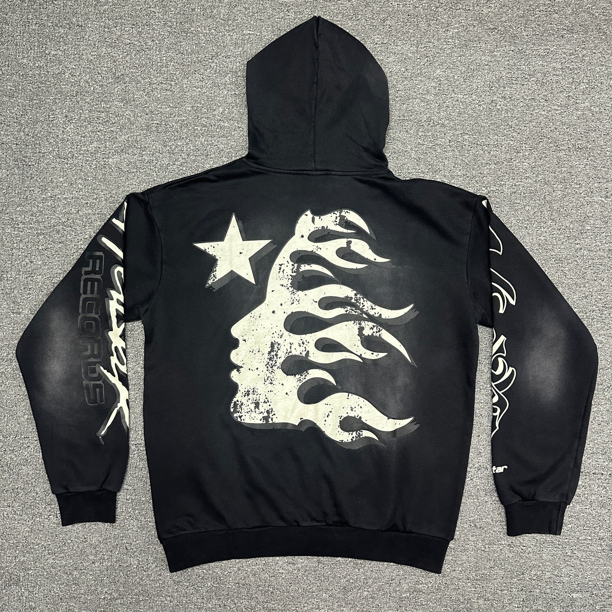 Hellstar Records Flame Graphic Hoodie