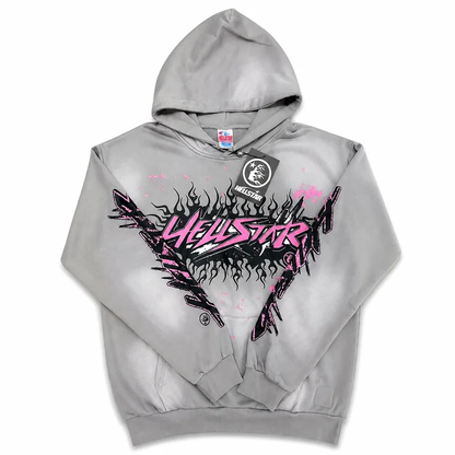 Hellstar Flame Star Graphic Hoodie