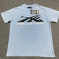 Hellstar Sports Core rhinestone logo washed blue T-shirt front view