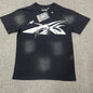 Hellstar Spiderweb Sport Logo washed black T-shirt front view