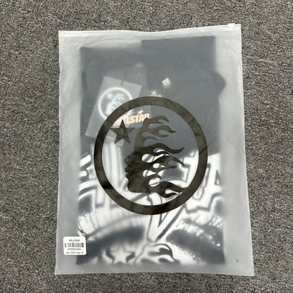Hellstar Eyeball washed black T-shirt inside branded zip packaging
Hellstar Eyeball washed black graphic T-shirt product video preview
