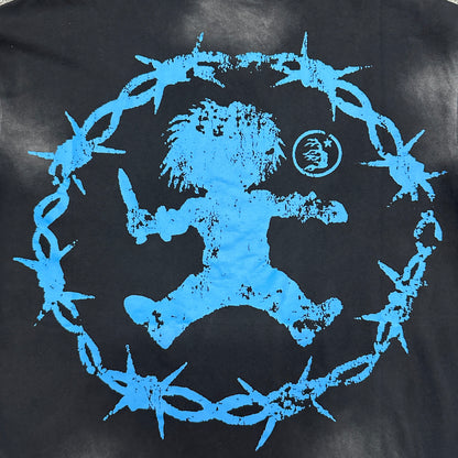 Hellstar Blue Skull Graphic T-Shirt