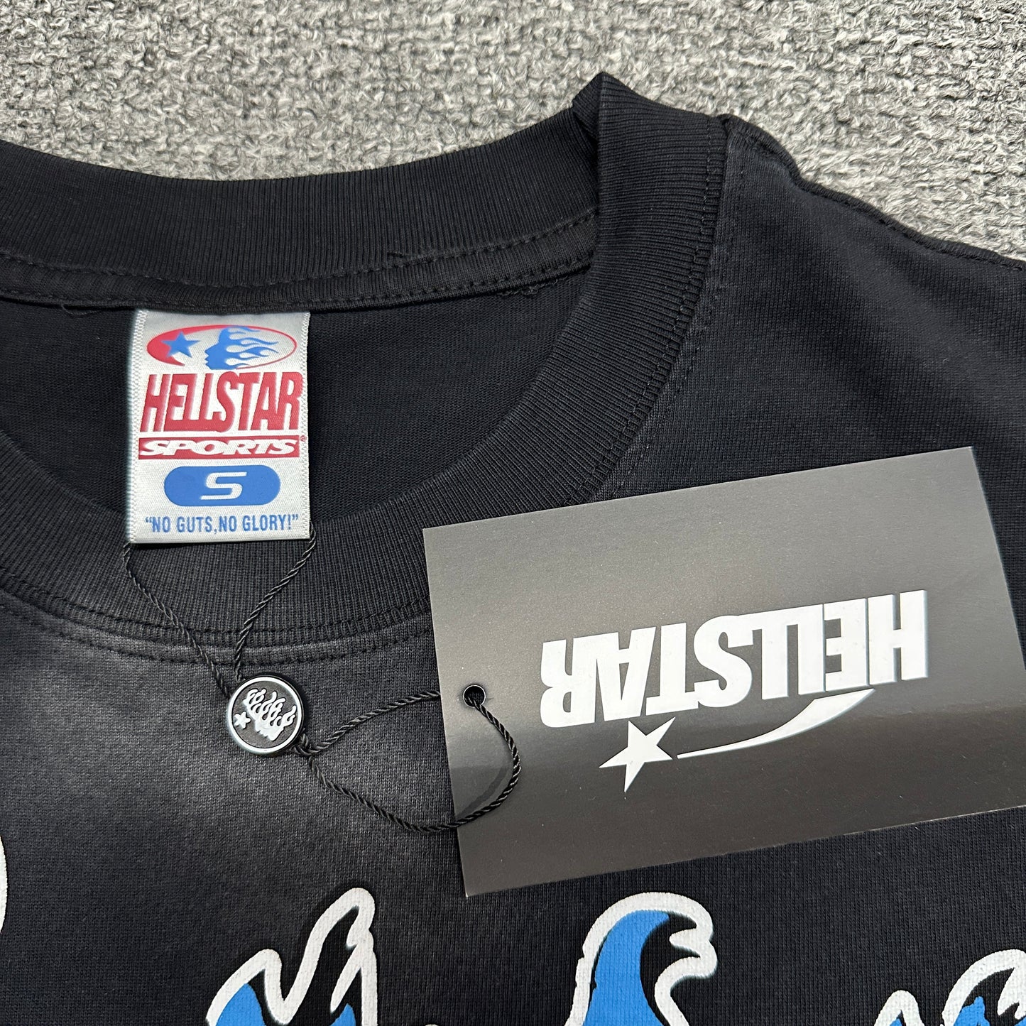 Hellstar Blue Skull Graphic T-Shirt