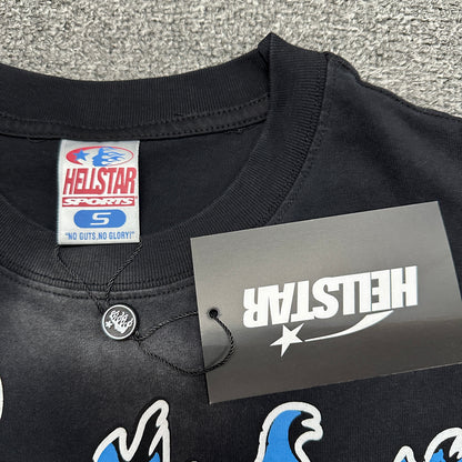 Hellstar Blue Skull Graphic T-Shirt